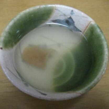 いつもはお湯に梅干を入れていたのですが、緑茶のほうがまろやかになりますね～♪
ごちそうさまでした＊＾＾＊